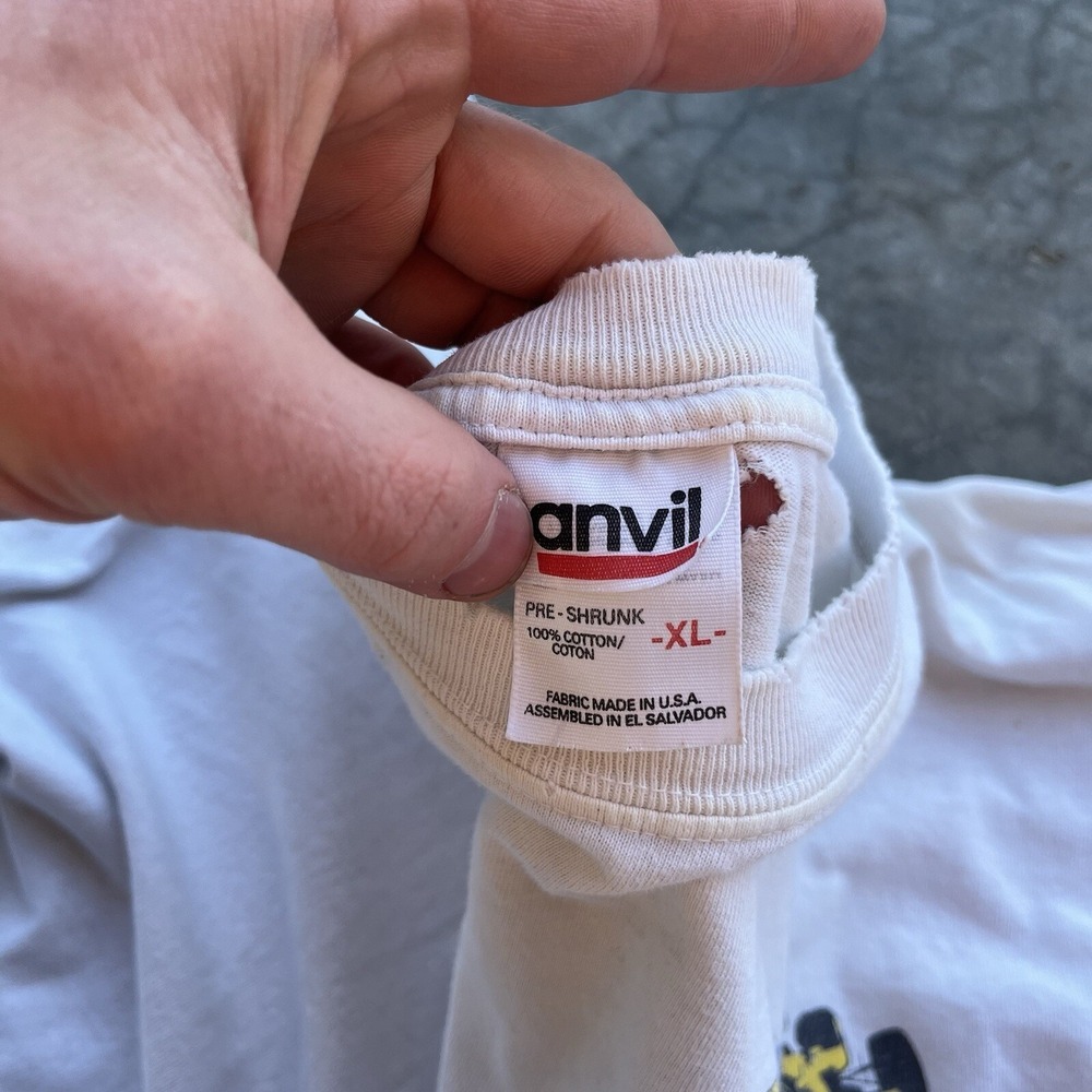 Vintage Inagural Indy 250 Racing Tee Shirt White XL 2001 Distressed Graphic Tee - Picture 5 of 7